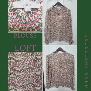 EUC - Loft Blouse L